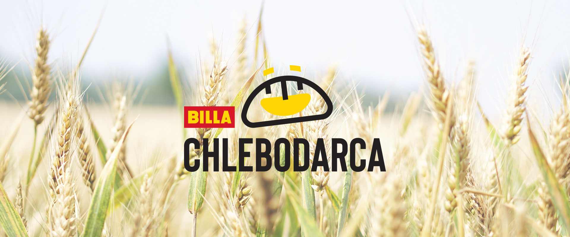 Billa chlebodarca dobročinný projekt logo kreativa a design