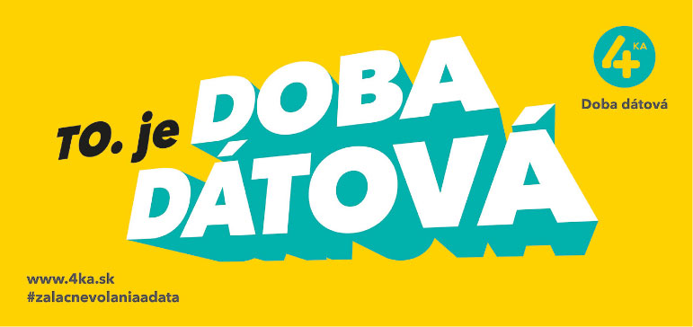 4ka mobilní operátor online kampaň plakát Doba dátová